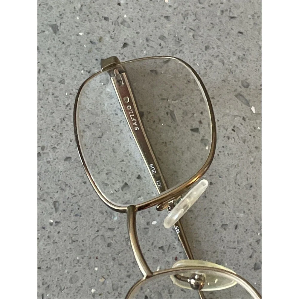 Safilo Elasta 7121 Eyeglasses FRAMES ONLY 53-19-145 Italy Full Rim Brown bronze